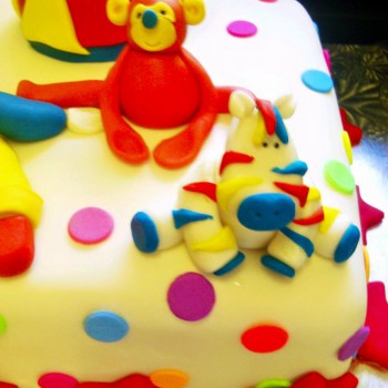 circus cake 1 year old