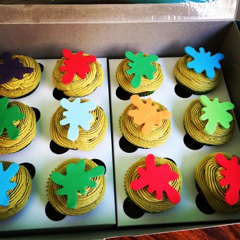 splat cupcakes